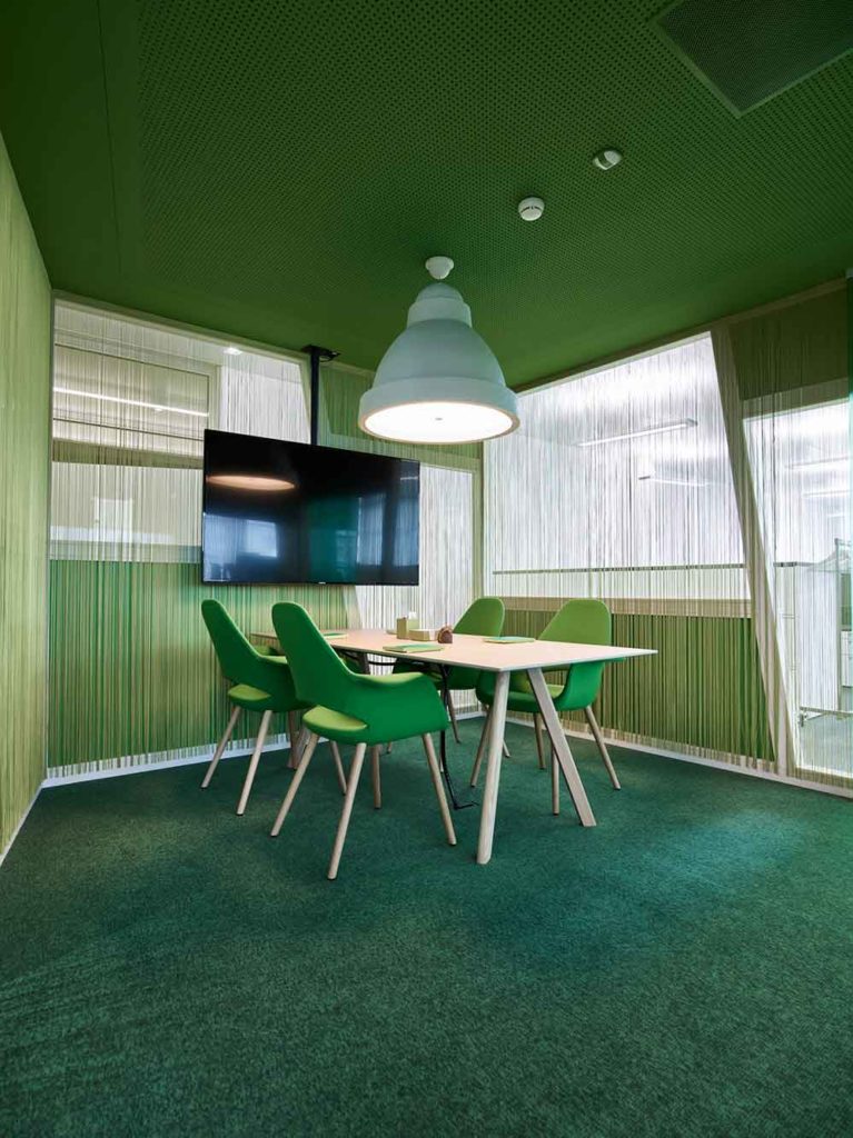 Sitzungsraum grün
